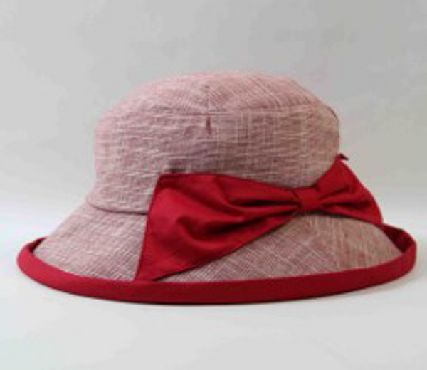 Beach Hat with Stitched Bow