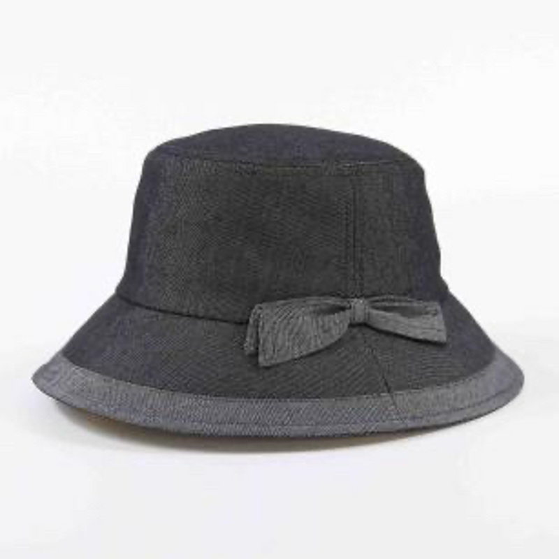 Side Bow Stitched Brim Sunhat