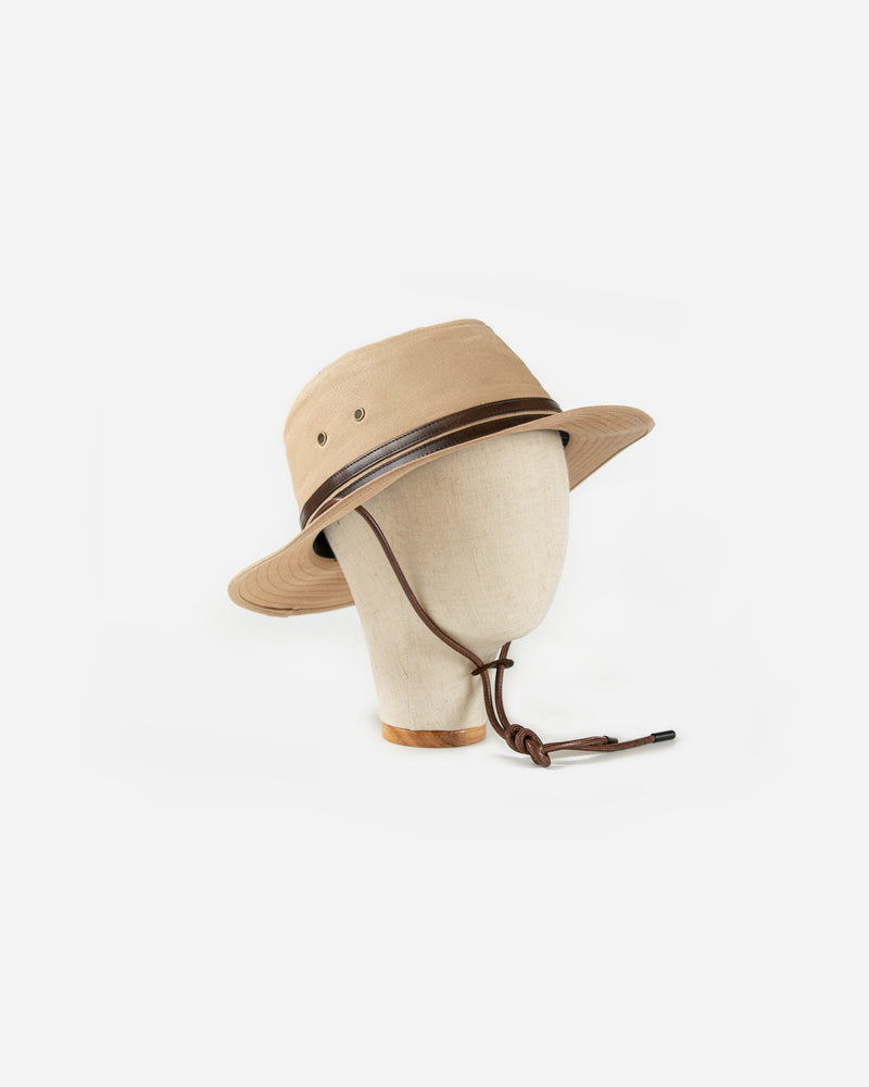 Packable Wax Cotton Safari with Chincord – Brims & Things