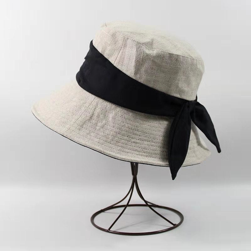 Wide Brim Sunhat with Back Bow