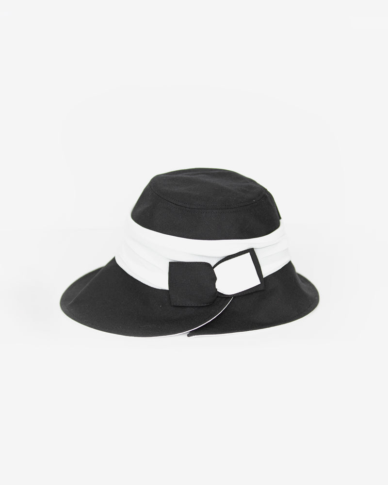 Side Cut Two-Toned Sun Hat