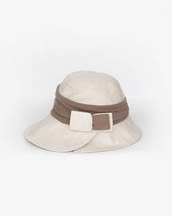 Side Cut Two-Toned Sun Hat