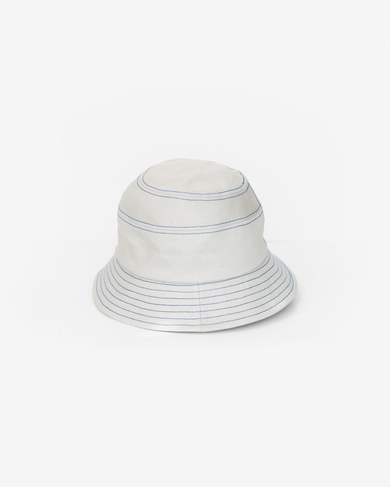 Contrast Stitch Bucket Hat