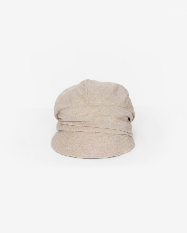 Slouchy Newsboy Cap Ruffle Band