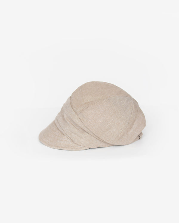 Slouchy Newsboy Cap Ruffle Band