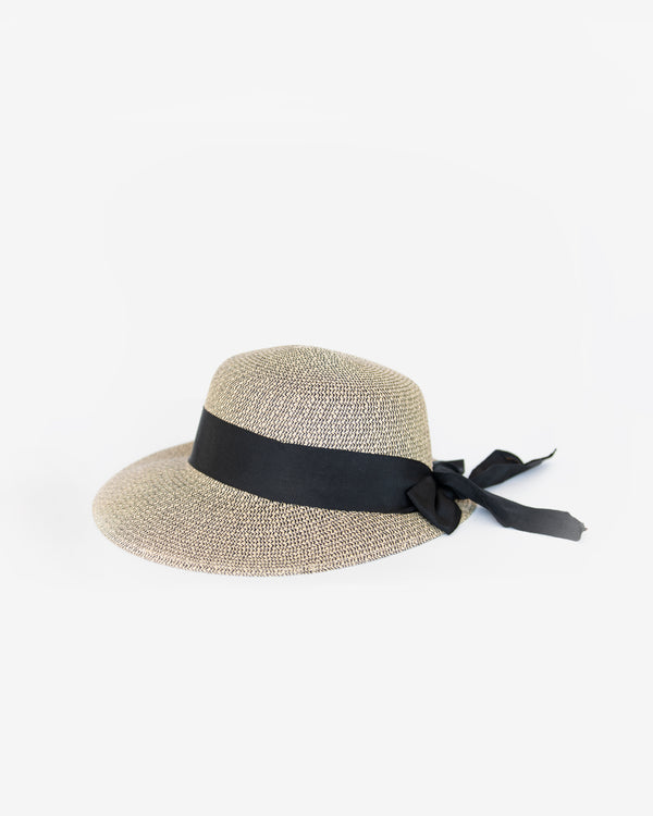 Round Crown Ribbon Sun Hat