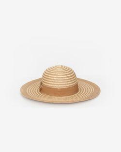 Buckled & Stripes Raffia Sun Hat