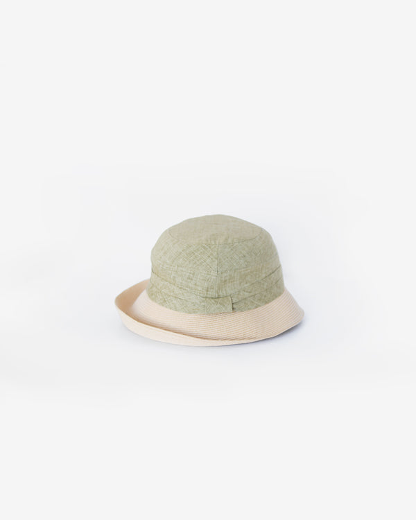 Straw Cotton Cloche