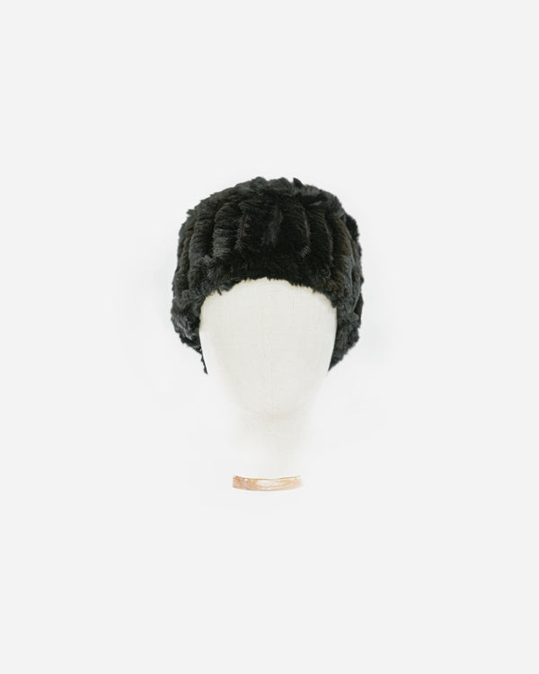 Knit Rabbit Fur Headband