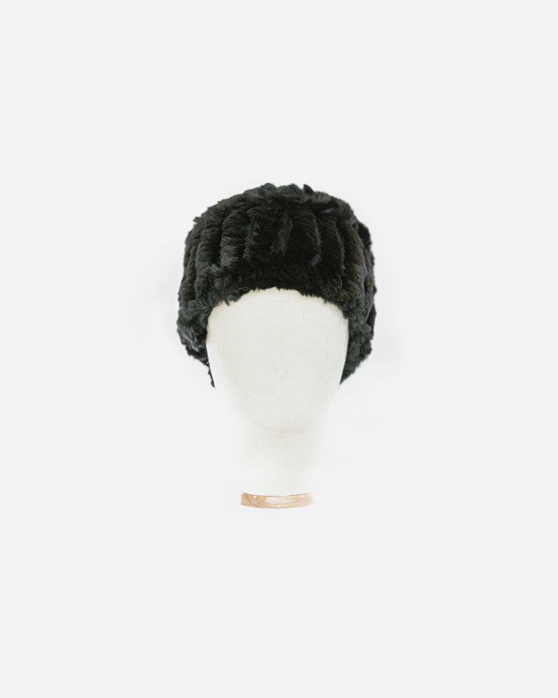 Knit Rabbit Fur Headband
